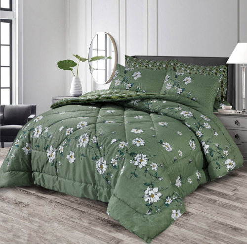 6 Piece Double Bed Cotton Razai set 
