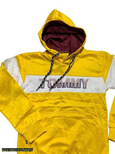 1 PC boys stitched fleece printed hoodie