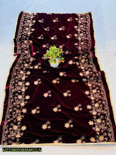 •  Fabric: Velvet•  Pattern: Printed•  Size: Length 81 Inches, Width 4