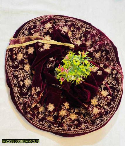 •  Fabric: Velvet•  Pattern: Printed•  Size: Length 81 Inches, Width 4