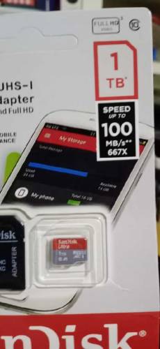 1 TB memory card Sandisk New