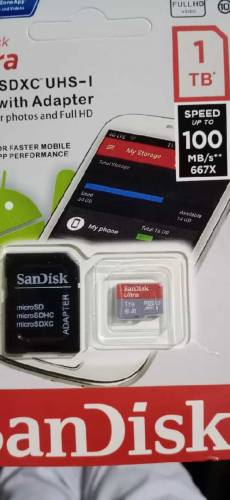 1 TB memory card Sandisk New