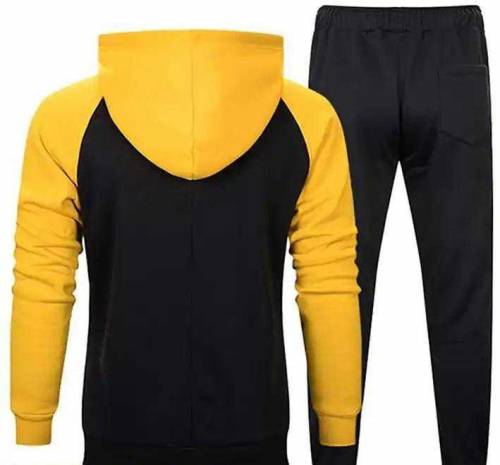 2 Pcs Man's Stitched Fleece Track suit 