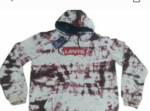 1 pc men Stitched fleece printed hoodie 