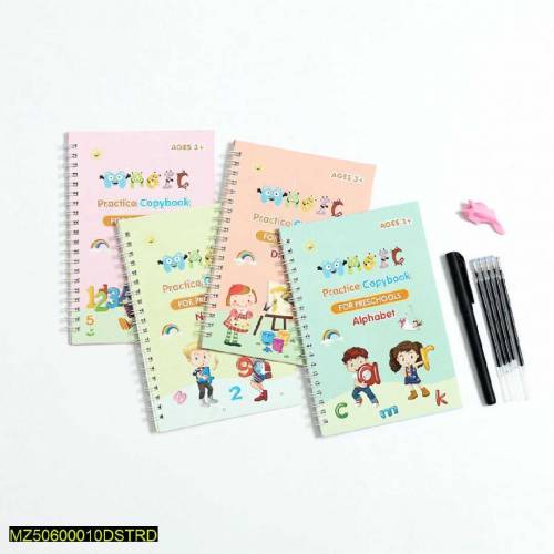 Snake Magic Practice Copybook For Kids