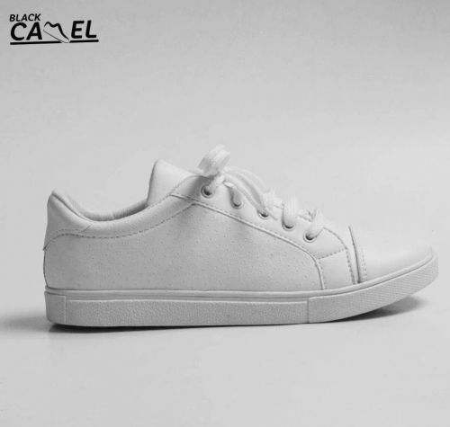 Black Camel White & Blue Sneakers