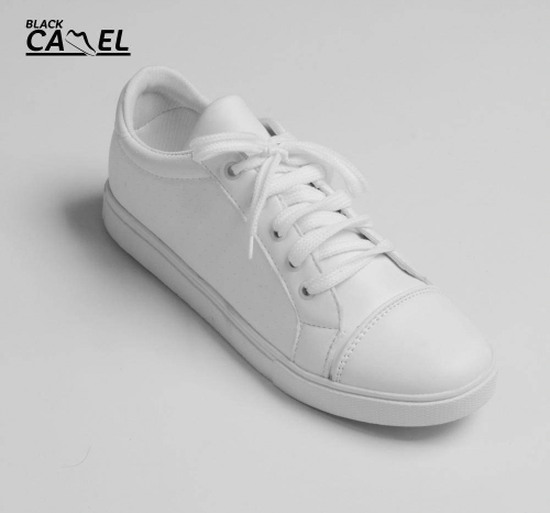 Black Camel White & Blue Sneakers