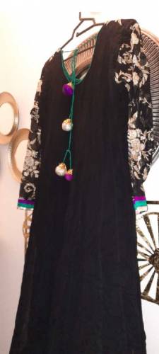 Black Indian frock