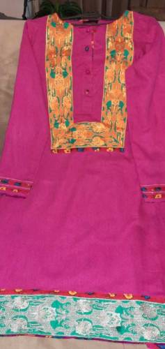 Rangja pink kurti