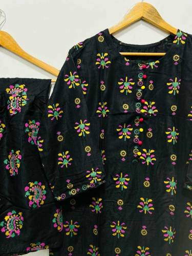Sharara Style Printed 2PC Winter Linen