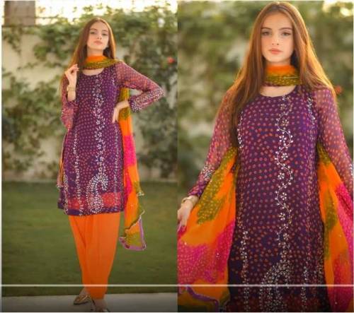 Mukesh Chandi Patti Stylish Work on Trending Chunri Work Handmade