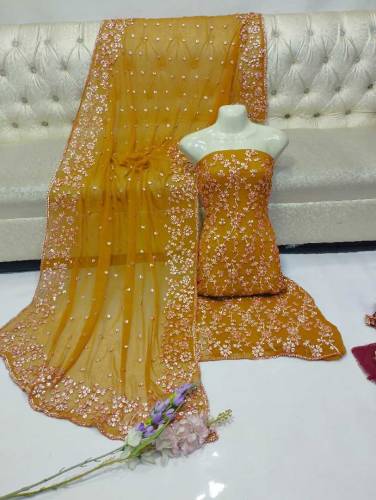 Mukesh Chandi Patti Stylish Work on Trending Chunri Work Handmade