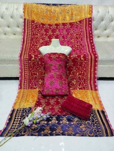 Most Beautiful Demanding Article Velvet Plachi 3 PCS Dreses