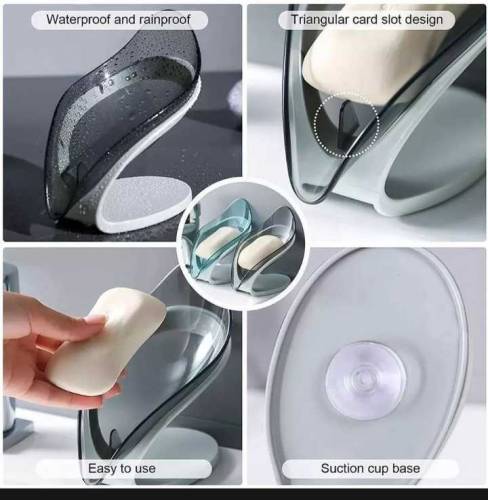 Soap Leaf holder Soap Dish Leaf Shape Soap Holder Soap Case Smart Soap