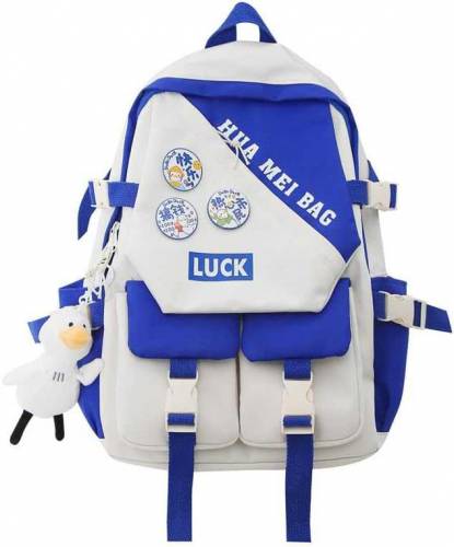 Large Capacity Waterproof Women Backpack Multiple Pockets School Bag 