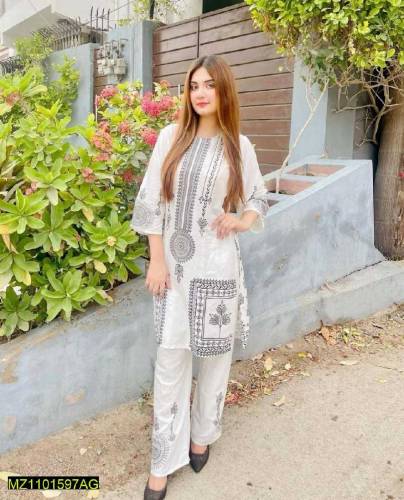 •  Fabric: Linen•  Available Sizes: Free Size•  Pattern: Printed•  Dim