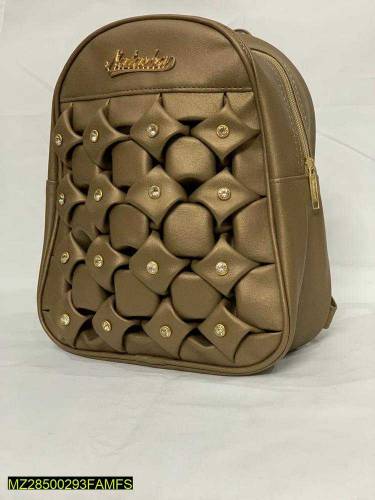 Girls Rexine Backpack