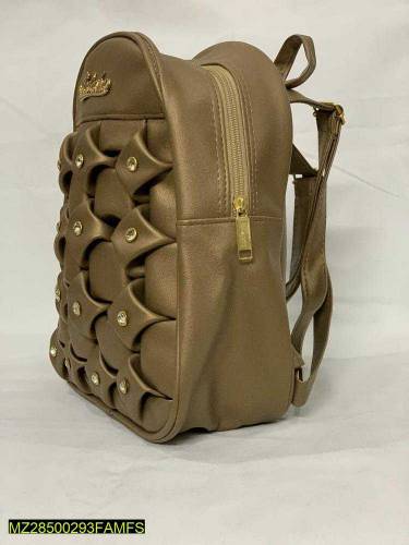 Girls Rexine Backpack