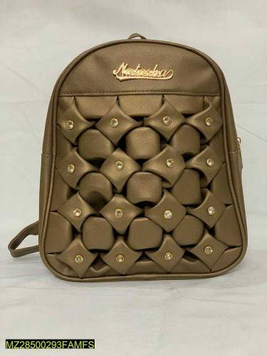 Girls Rexine Backpack