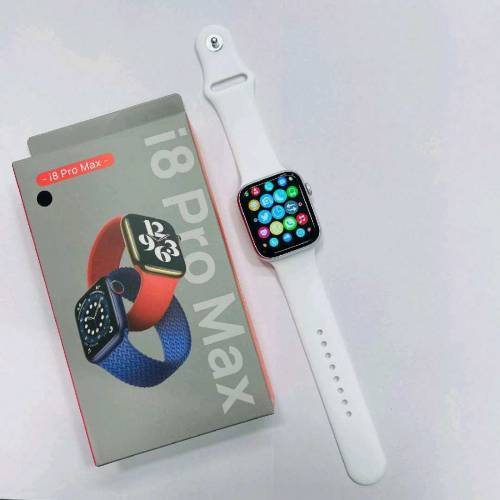 Name: i8 Pro MaxColor: BlackSmart WatchWeight: 300gWith Free Tempered 