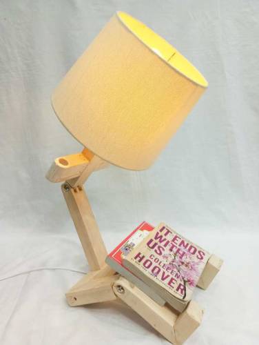Modern Adjustable wooden lamp
