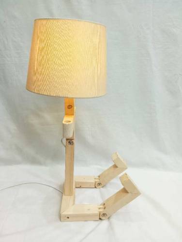 Modern Adjustable wooden lamp