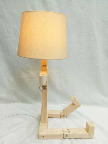 Modern Adjustable wooden lamp