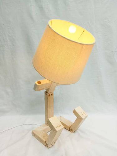Modern Adjustable wooden lamp