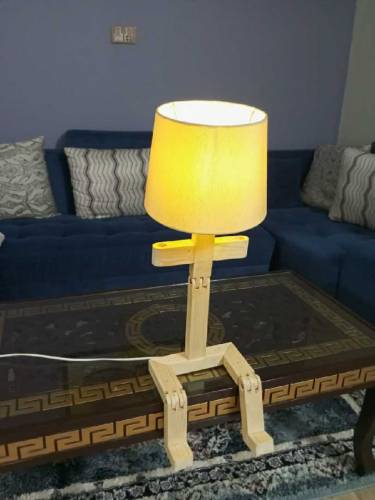 Modern Adjustable wooden lamp
