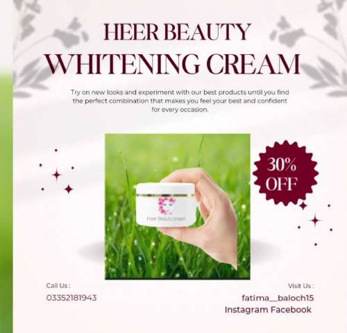 heer beauty whitening cream