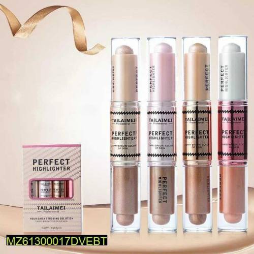 2 in 1 lipstick and highlighter pack of 4 
