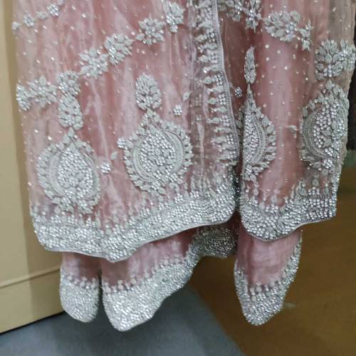Bridal waleema maxi tea pink color 