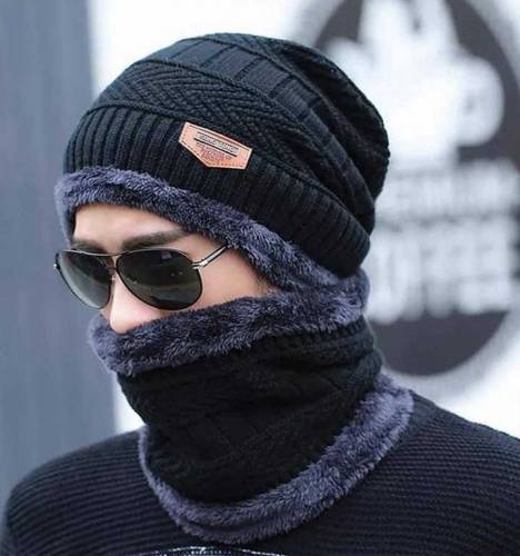 Stay Warm and Cozy All Winter with Our Wool Cap with Neck Warmer
