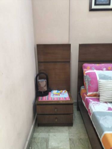 Wooden bed 