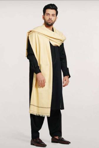 Men's Wool Shawl. Luxury Winter Collection