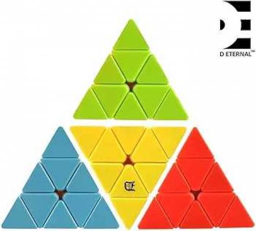 ETERNAL Speed Cube Combo Set Of 3X3X3 And Pyraminx Pyramid Triangle Hi