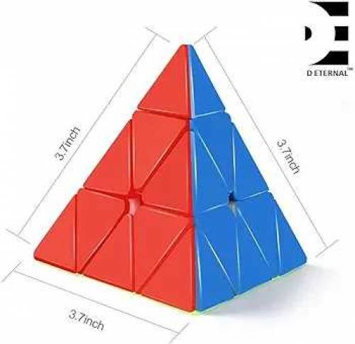 ETERNAL Speed Cube Combo Set Of 3X3X3 And Pyraminx Pyramid Triangle Hi