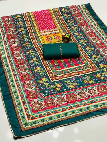 Fancy Semi Formal Design eavy Hand Work Cut Dana & Beats Work 3 pcs