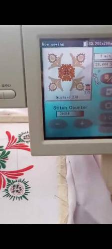 janome memory craft 11000 model Embroidery machine 