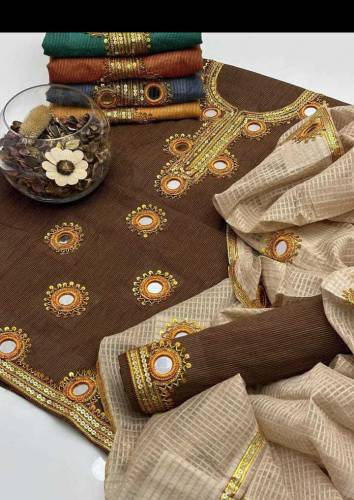 New design hand made gota mirror cloth 