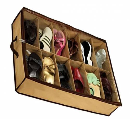 12 pocket shoe organizer