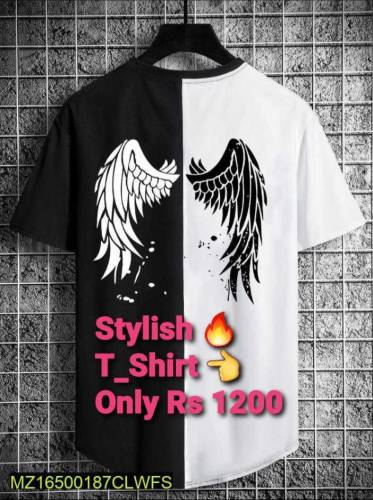 Round Neck Stylish T Shirt For Men