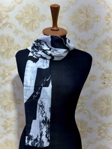Soft Swiss Lawn Scarf/Muffler 