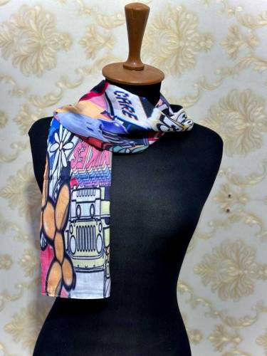 Soft Swiss Lawn Scarf/Muffler 