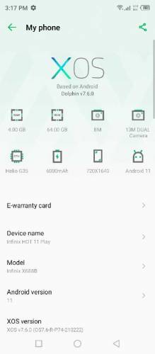 Infinix Hot 11 Play