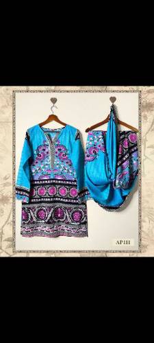 KHADDER 2 PCS Branded Fabric
