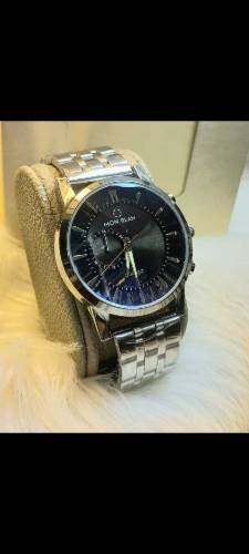 MONT BLANCMENS WATCH STAINLESS STEEL CHAIN