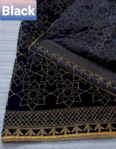 velvet embroidered shawl winter special in wedding season bridal shawl