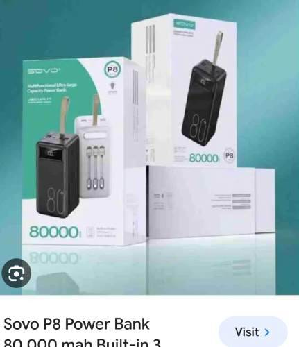 Power Bank 80,000 mAh limitless 