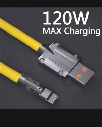 charging Cable 100w thick solid wire with aluminium jecks